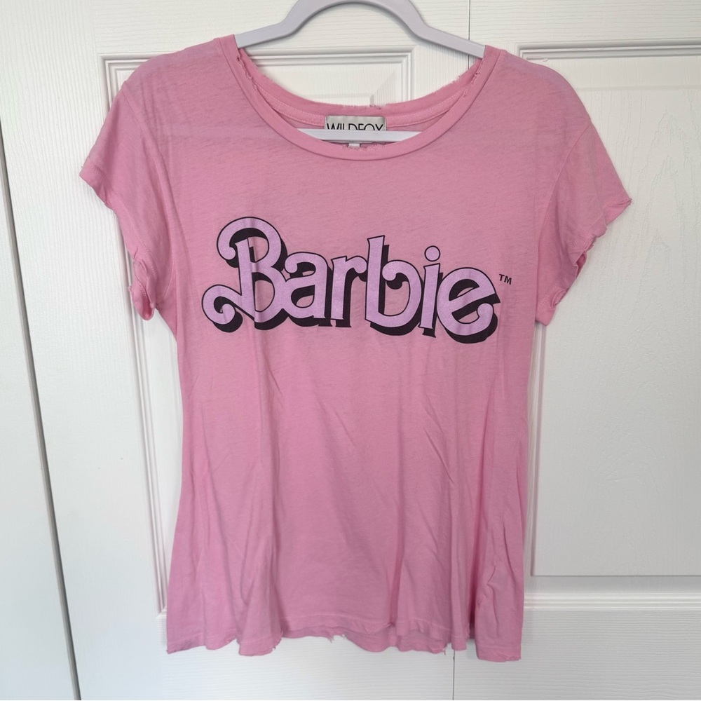 WILDFOX Rare 🩷 Barbie 💅Pink lightweight T-Shirt - XS